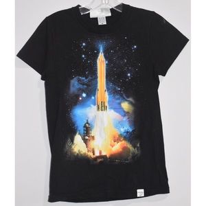 Imaginary Foundation Pencil Space Rocket T Shirt